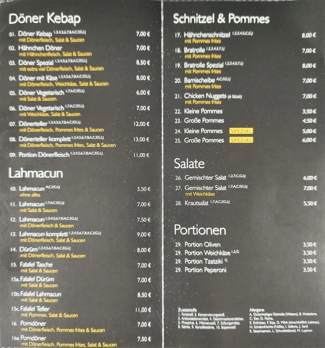 Speisekarte photo 7