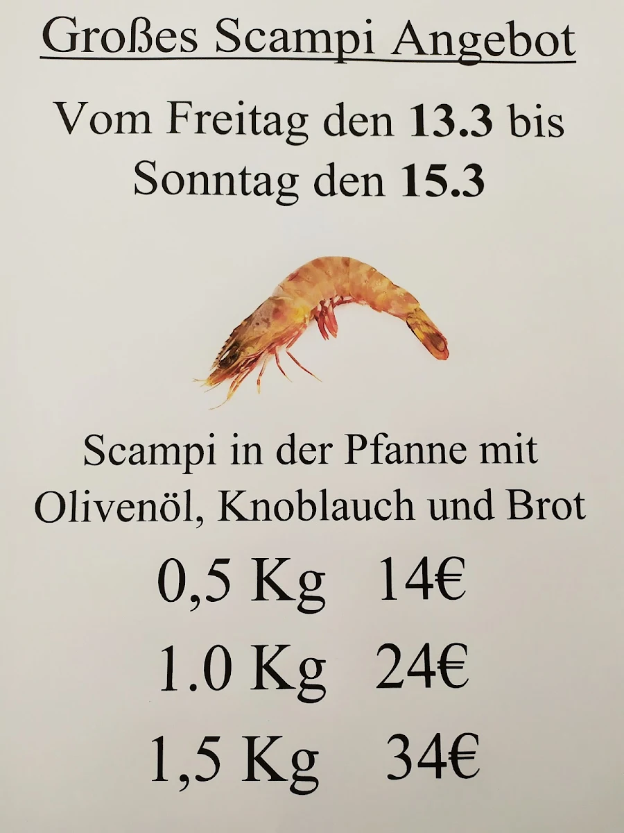 Speisekarte, Zum Deutschen Eck