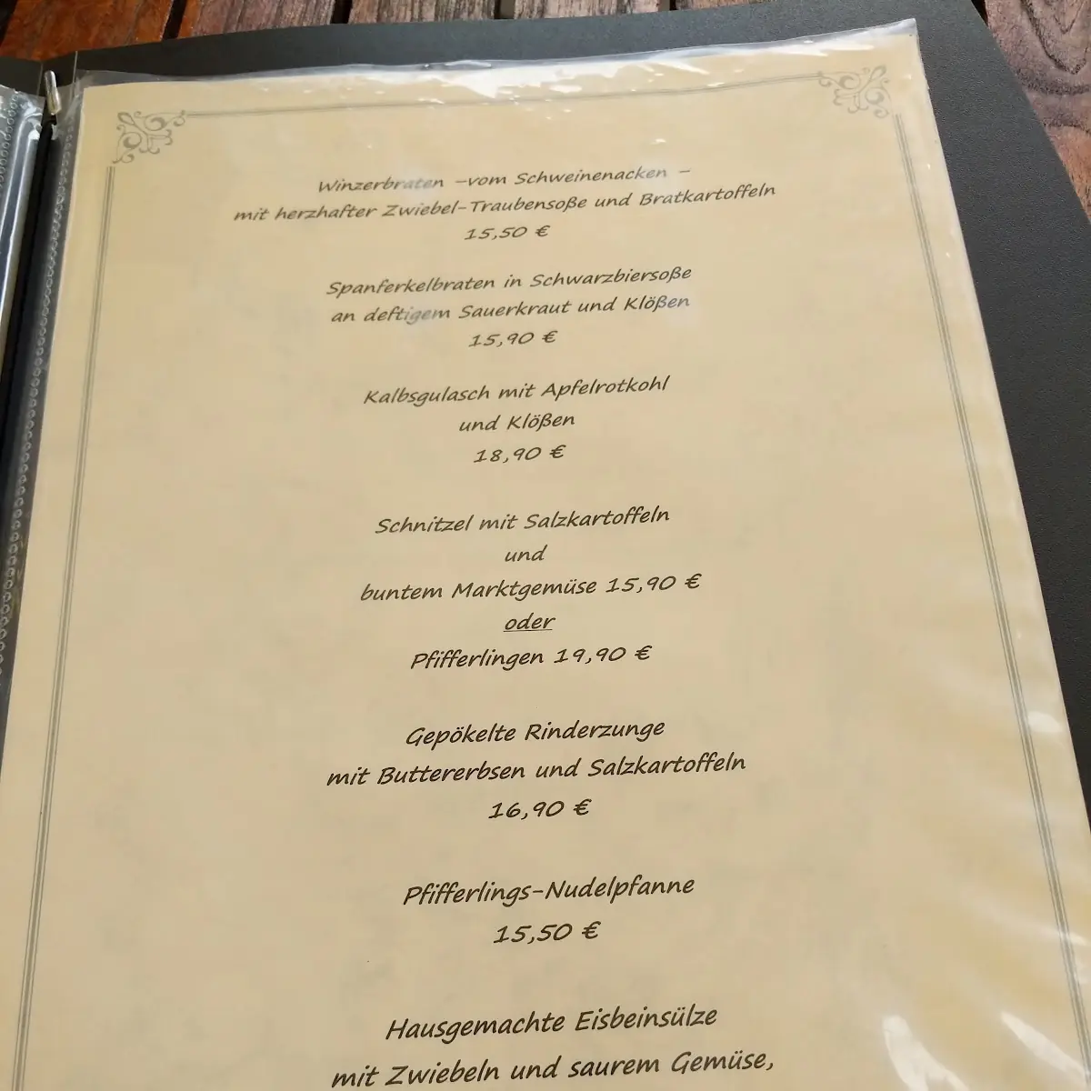 Speisekarte photo 8