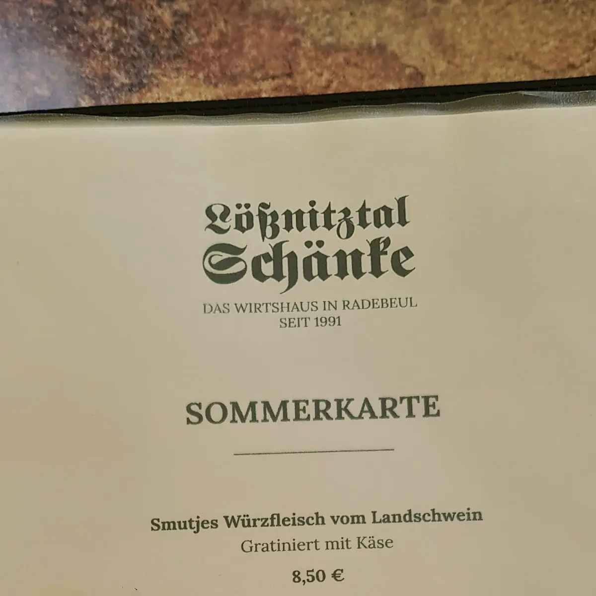 Speisekarte photo 9