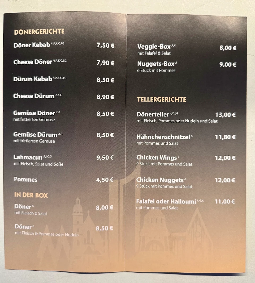 Speisekarte photo 1
