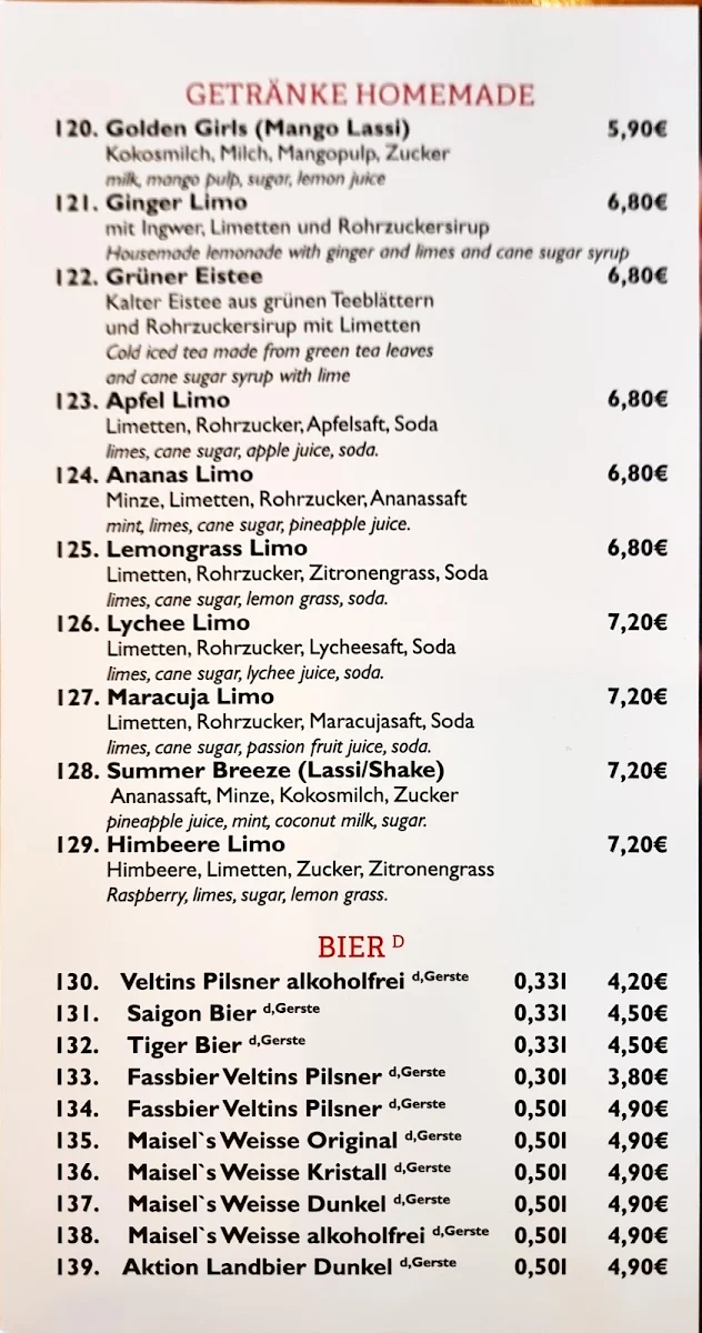 Speisekarte photo 3