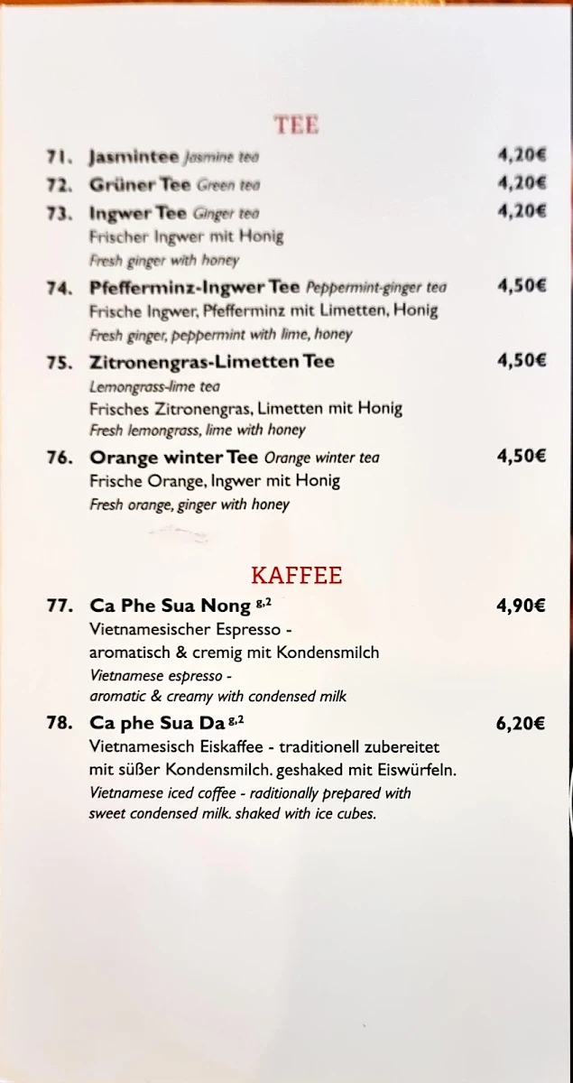 Speisekarte photo 4