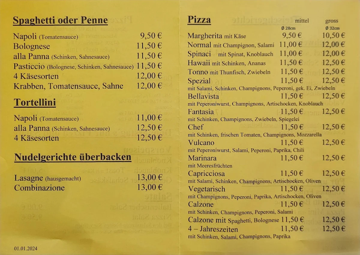 Speisekarte photo 1