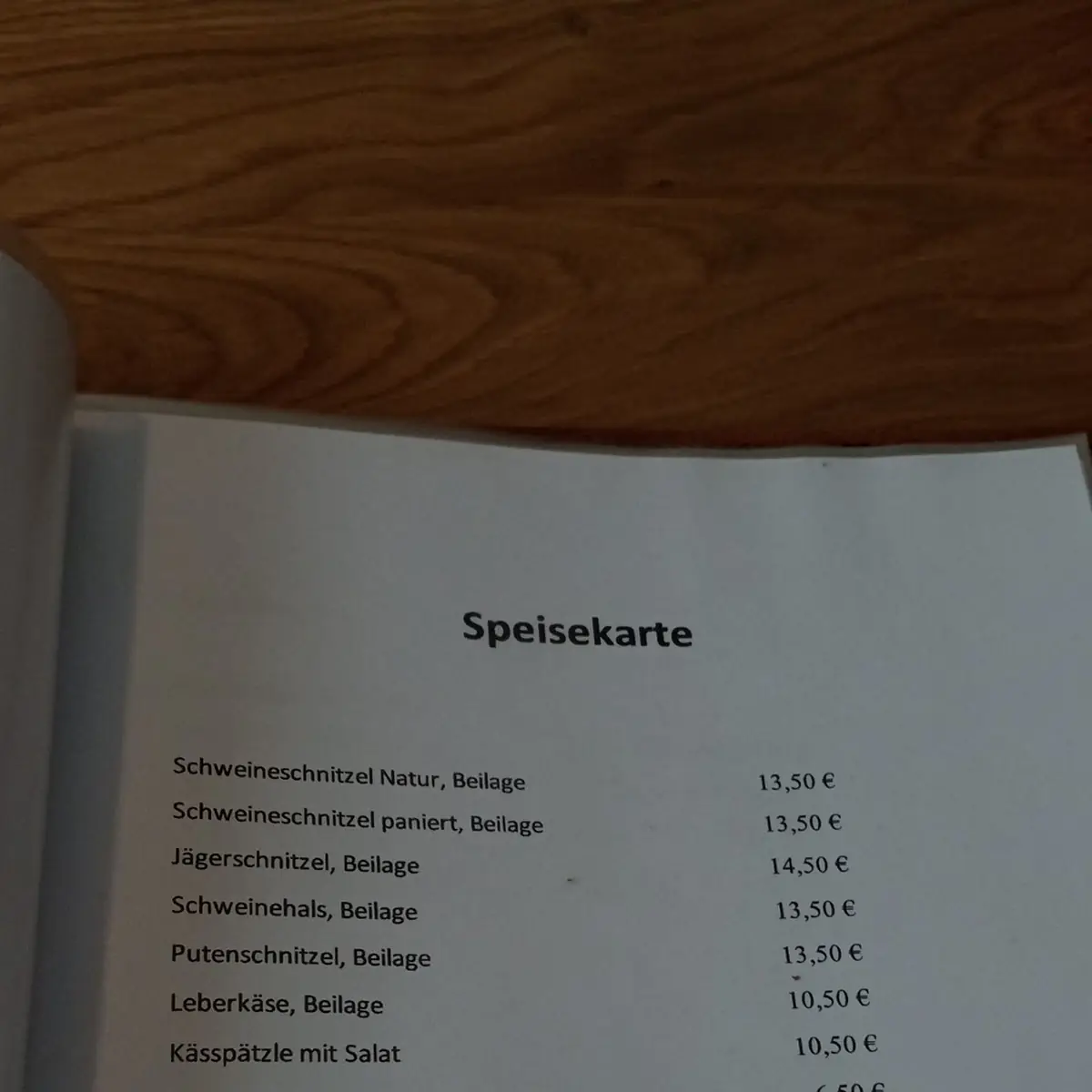 Speisekarte photo 7
