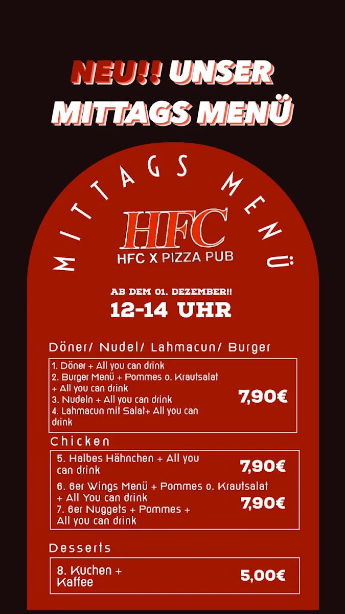 Speisekarte, Pizza Pub - Pizza & Döner Lieferdienst. Elchingen