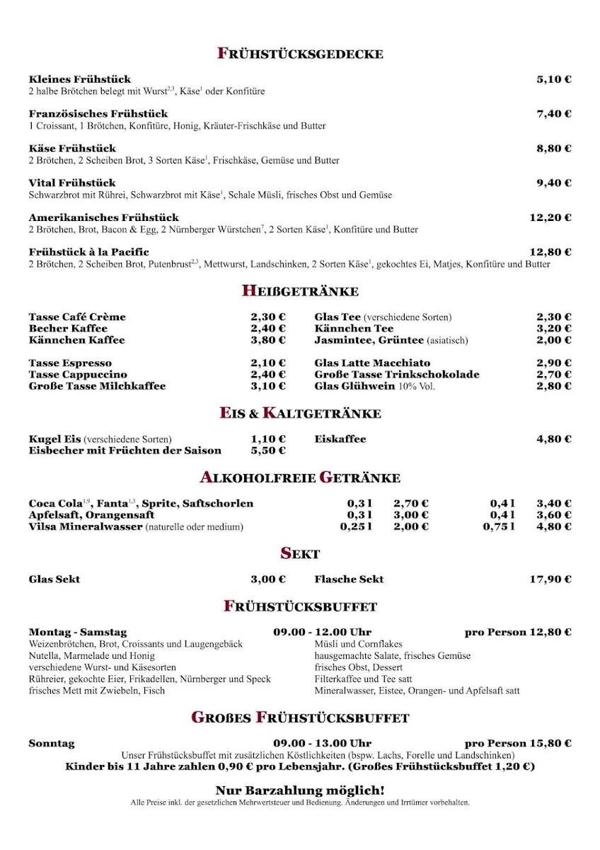 Speisekarte photo 4