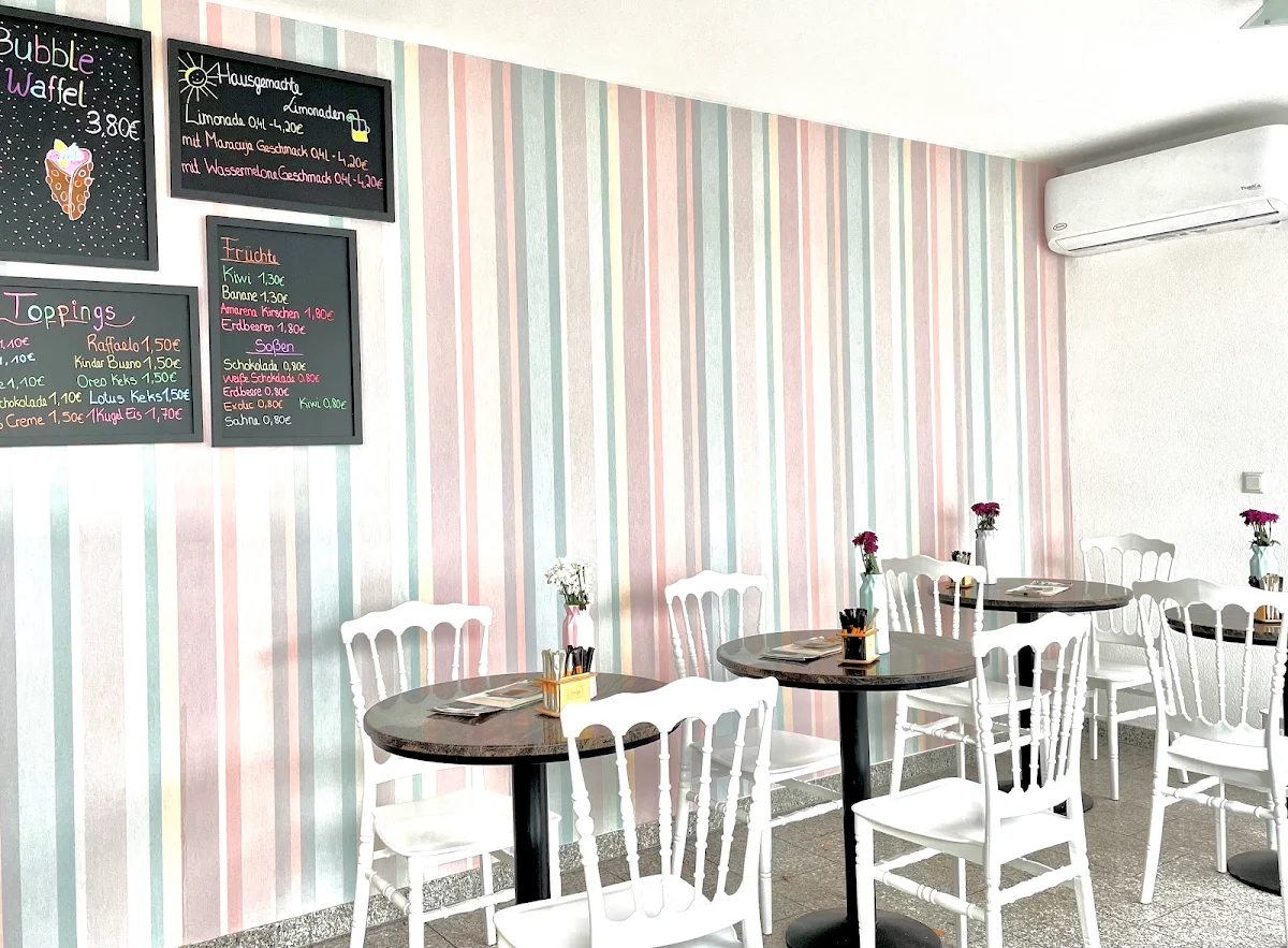 Speisekarte, Eiscafé La Vita