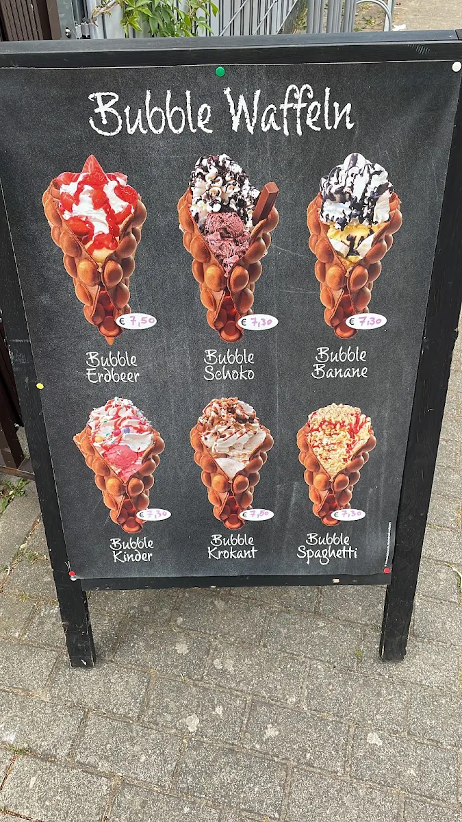 Speisekarte, Eiscafé La Vita