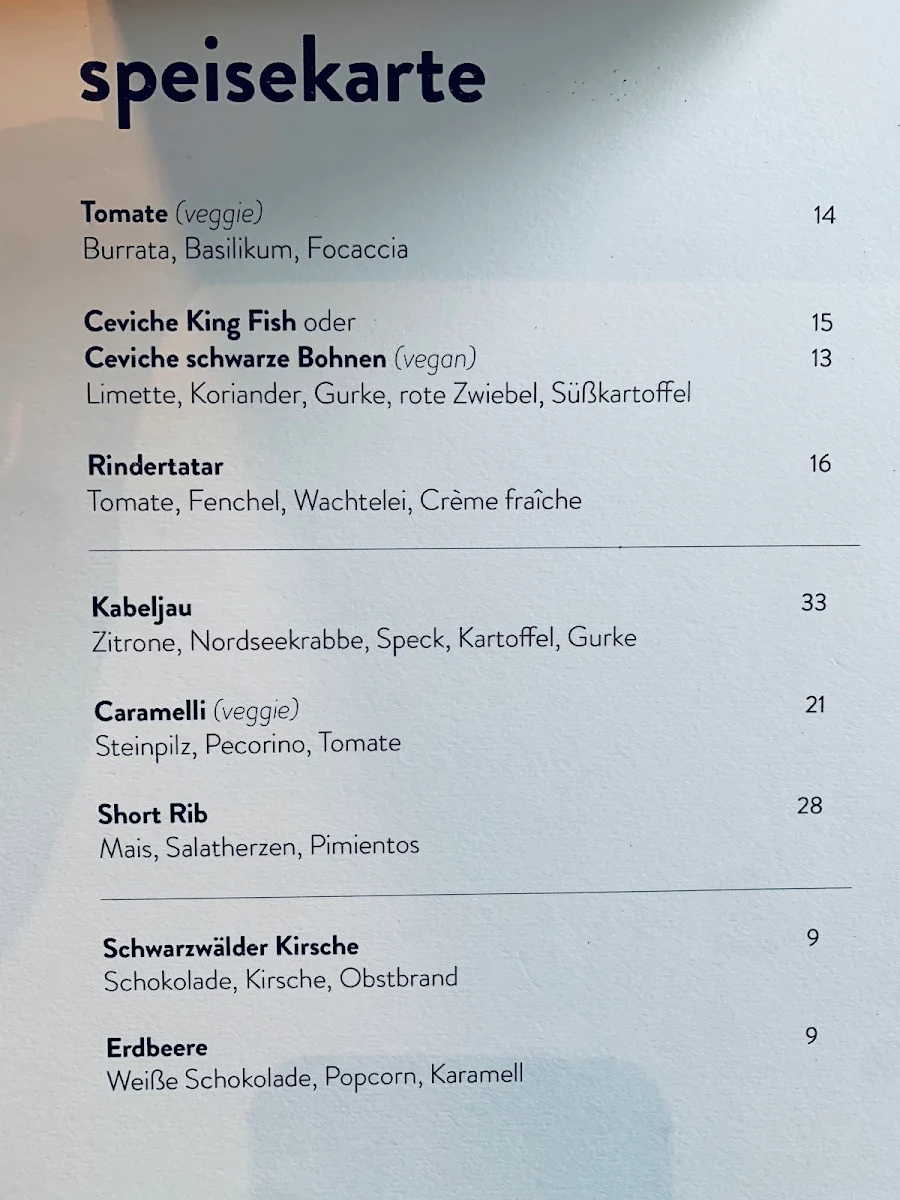 Speisekarte photo 2