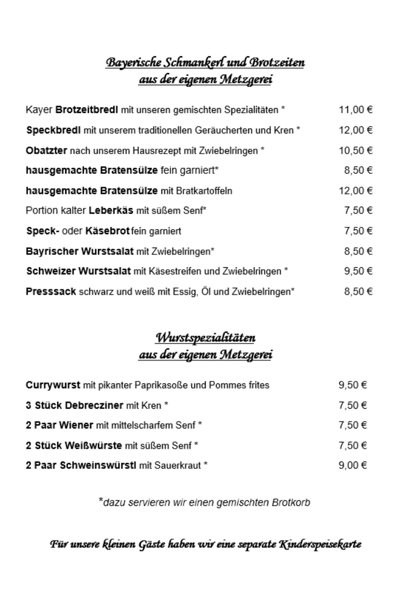 Speisekarte photo 3