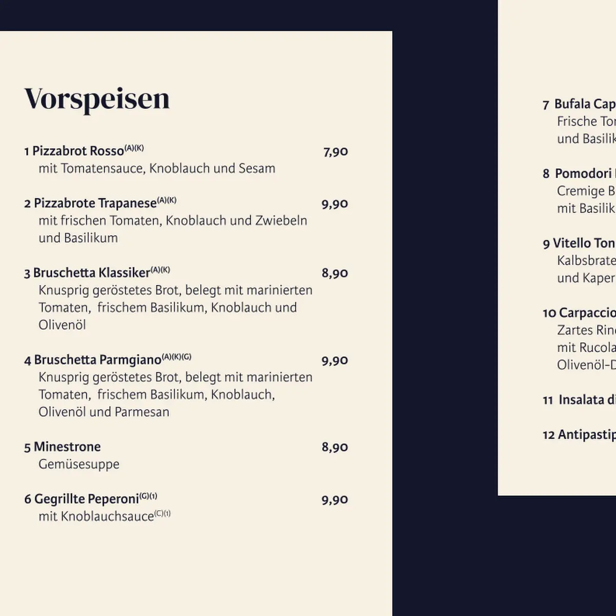 Speisekarte photo 4