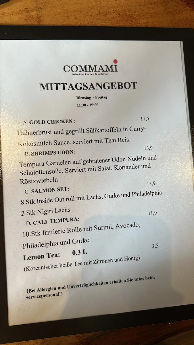 Speisekarte photo 2