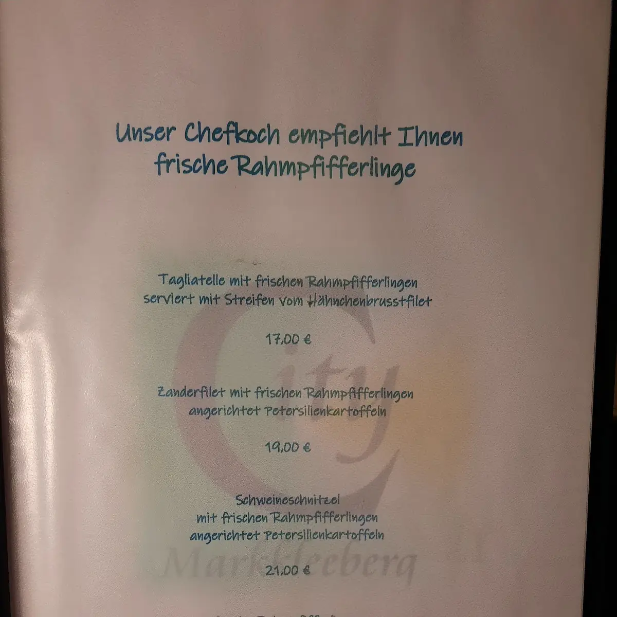 Speisekarte photo 2