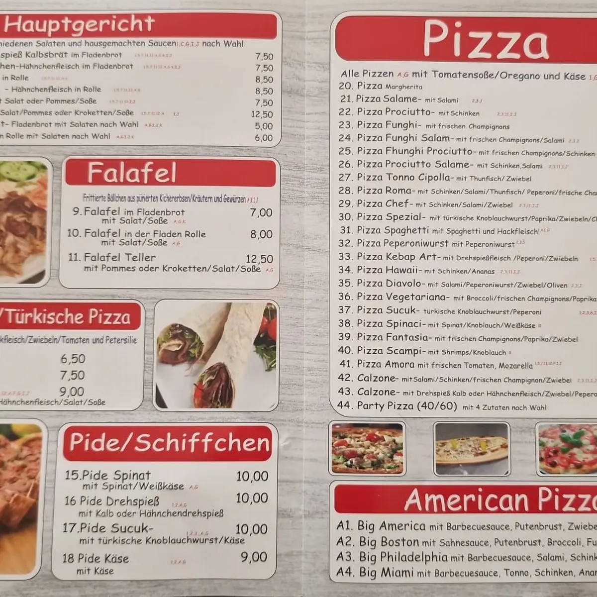 Speisekarte photo 1