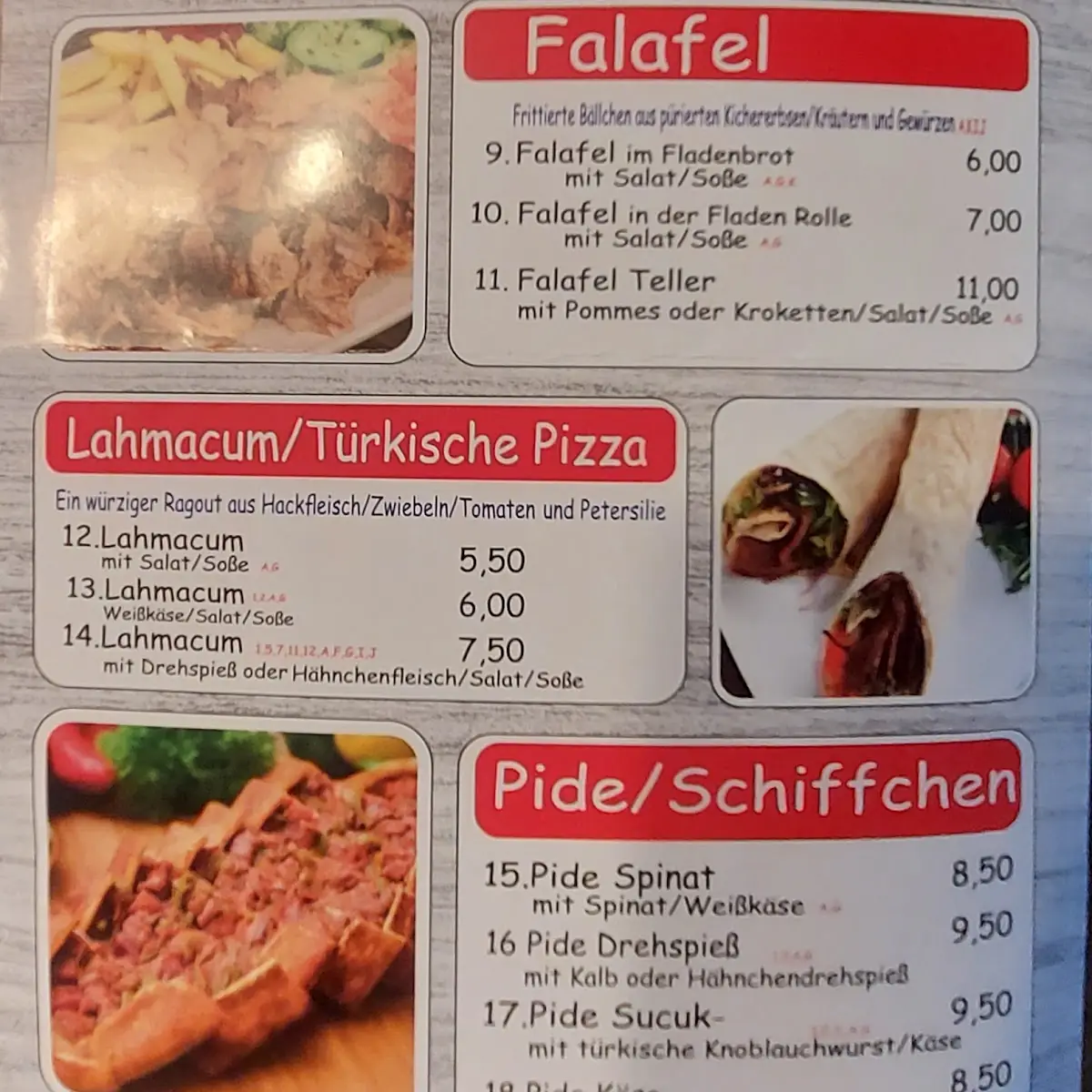 Speisekarte photo 3