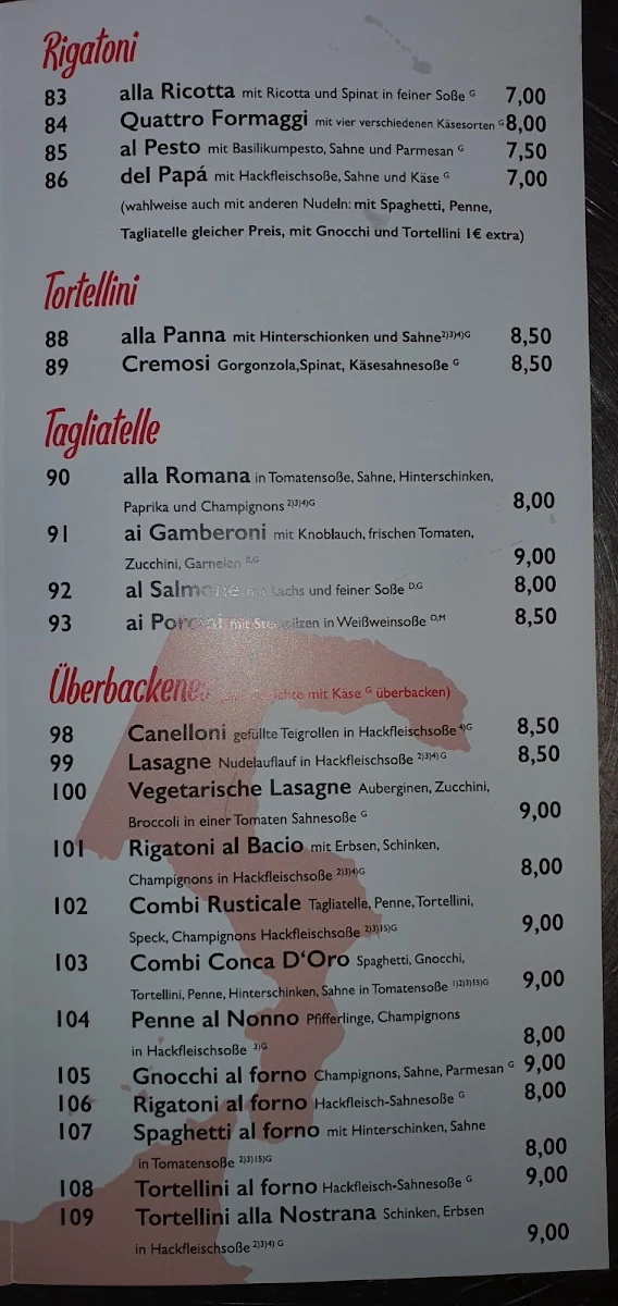 Speisekarte photo 3