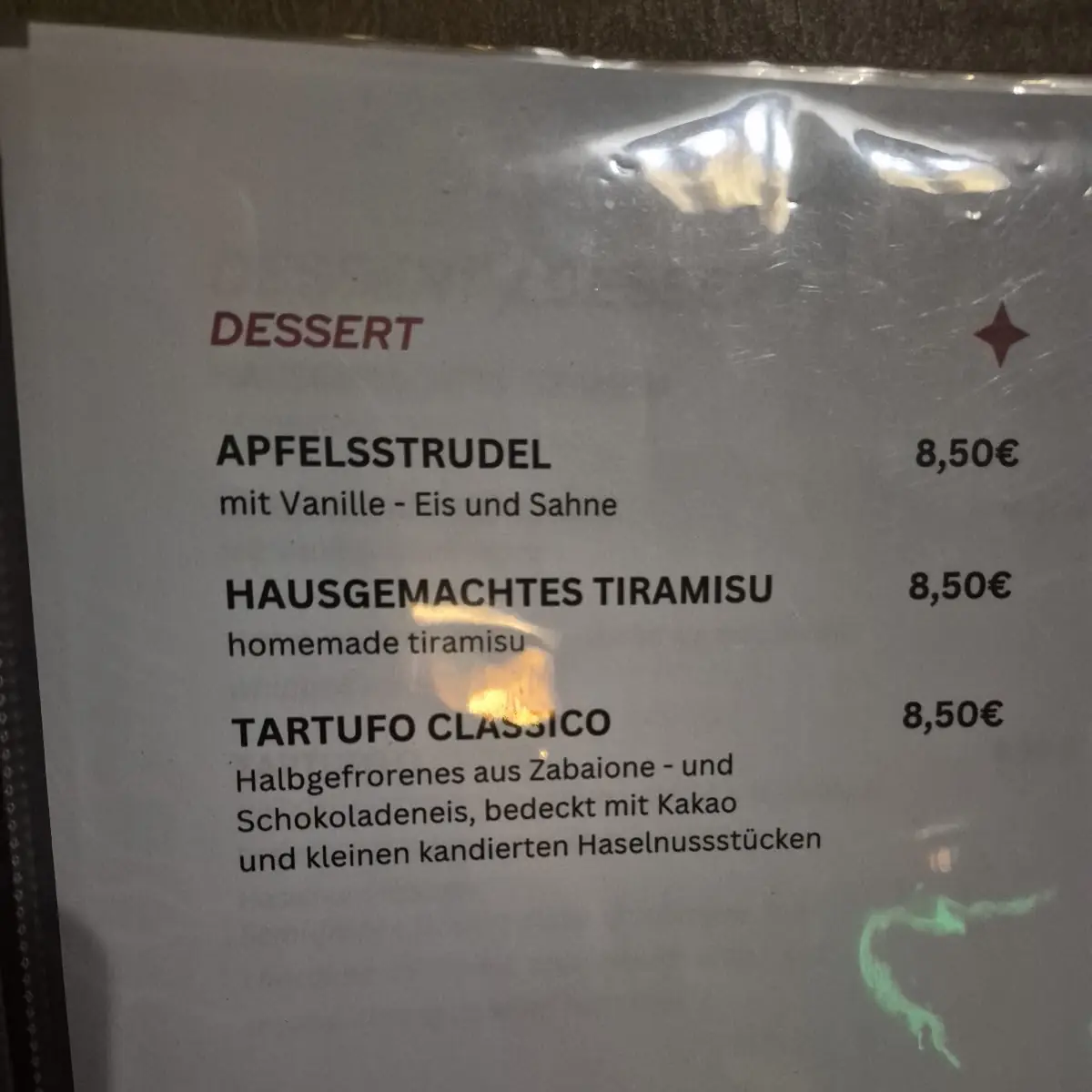 Speisekarte photo 2