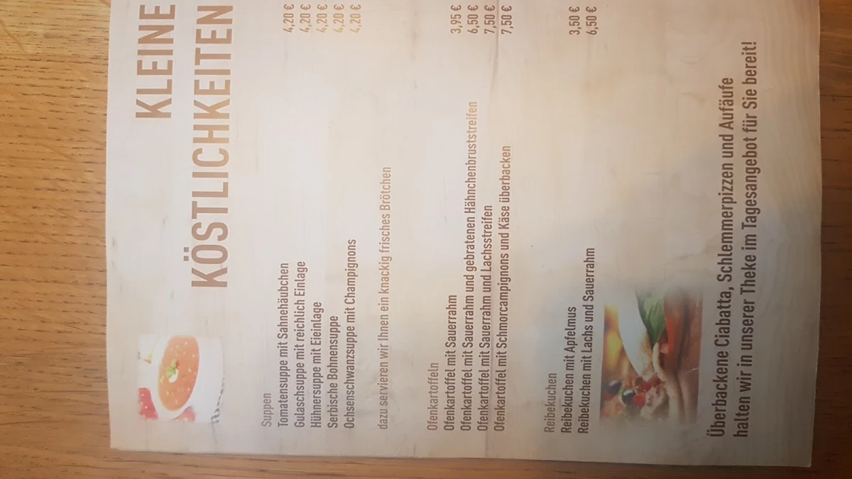 Speisekarte photo 2