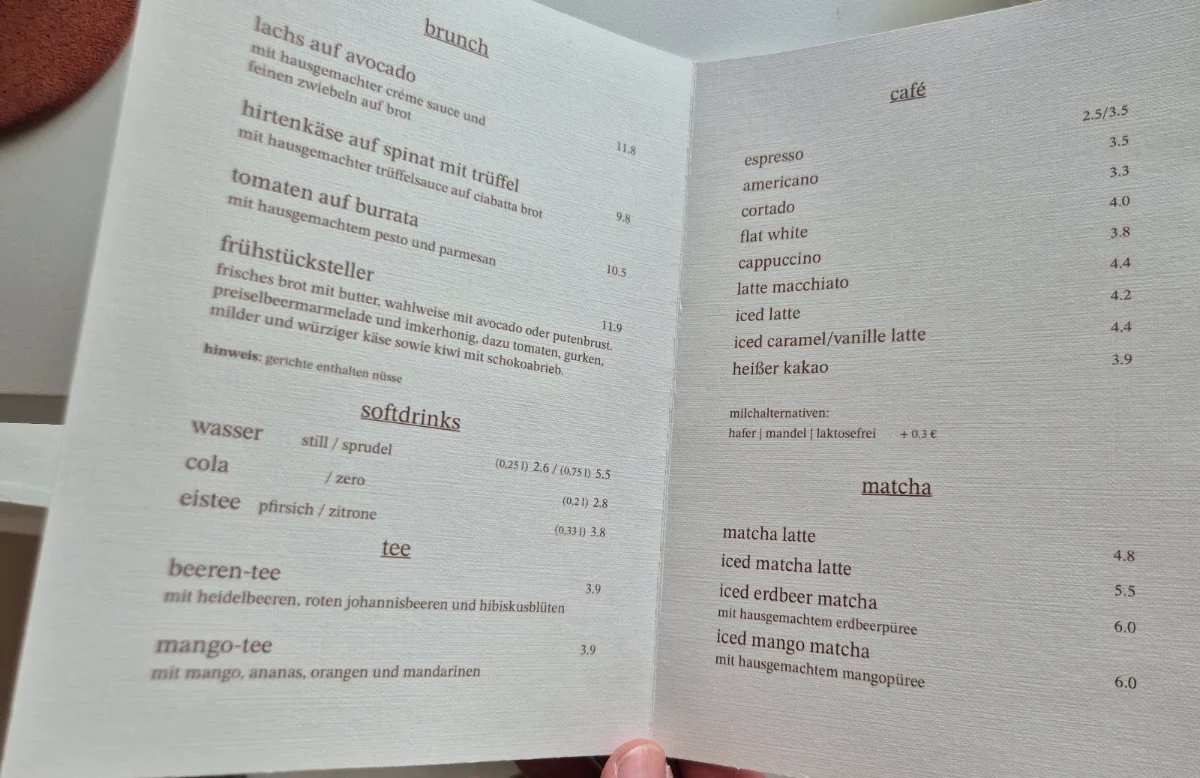 Speisekarte photo 2