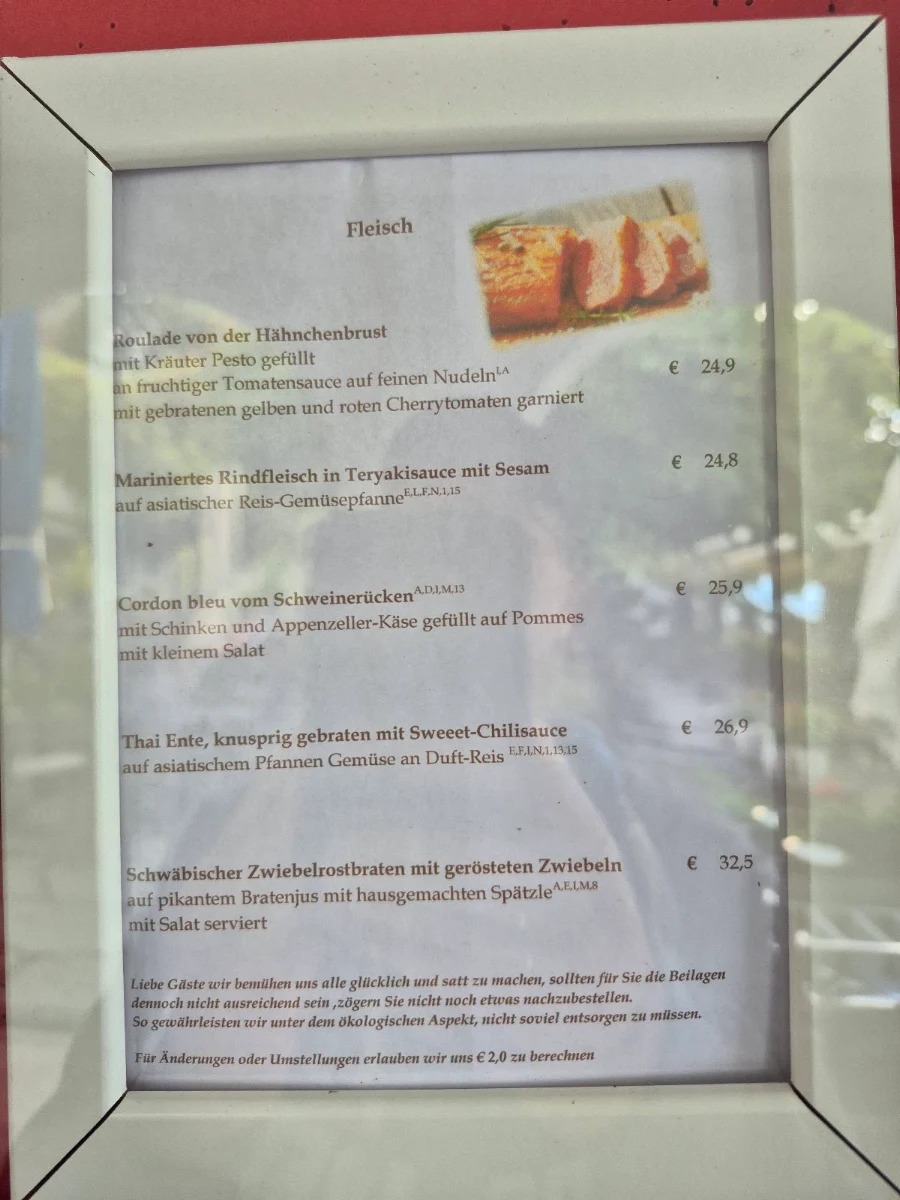 Speisekarte photo 2