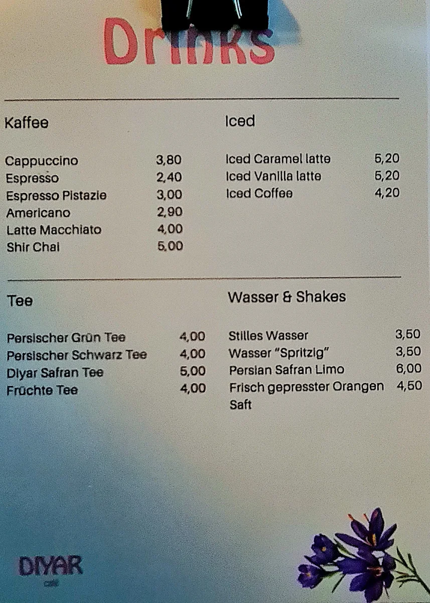 Speisekarte photo 1