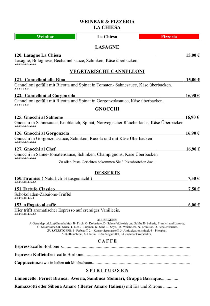 Speisekarte photo 1
