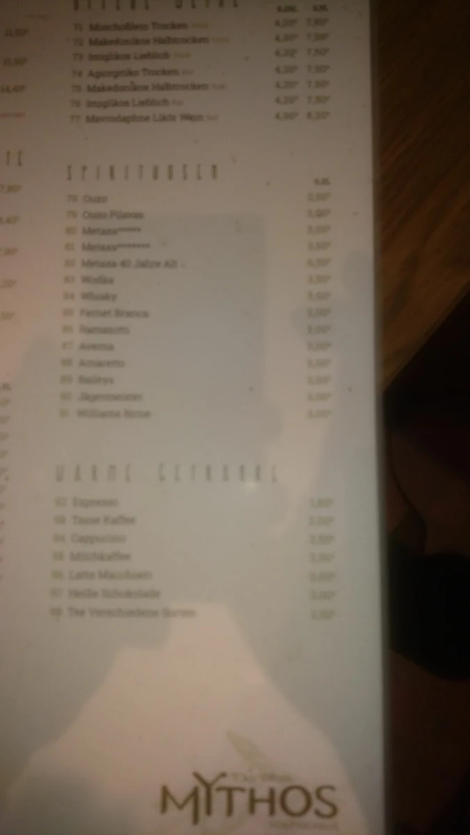Speisekarte photo 4