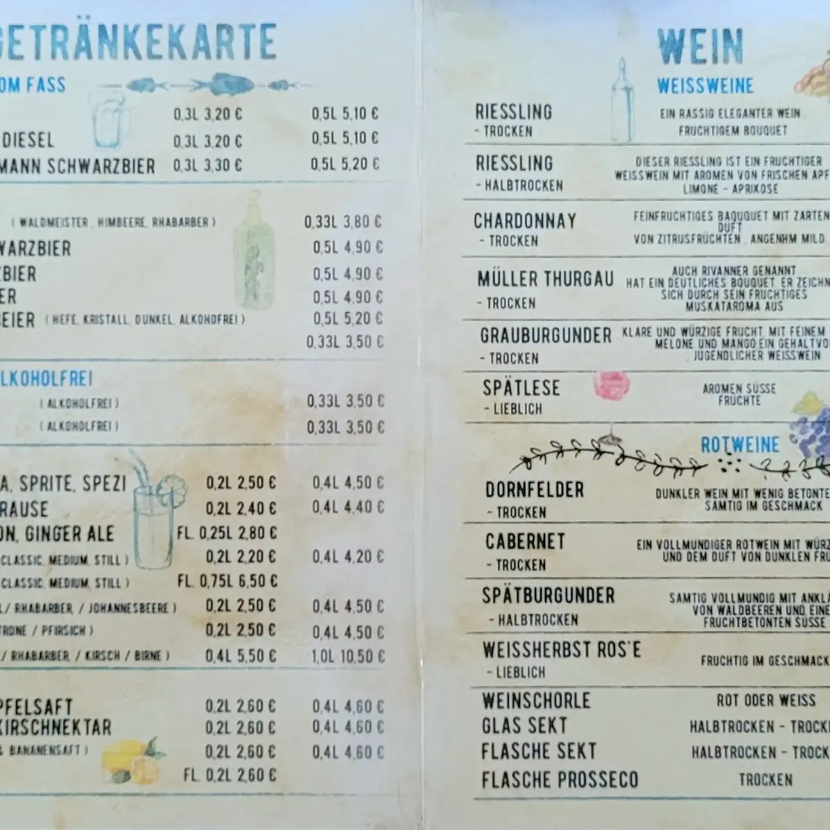 Speisekarte photo 2