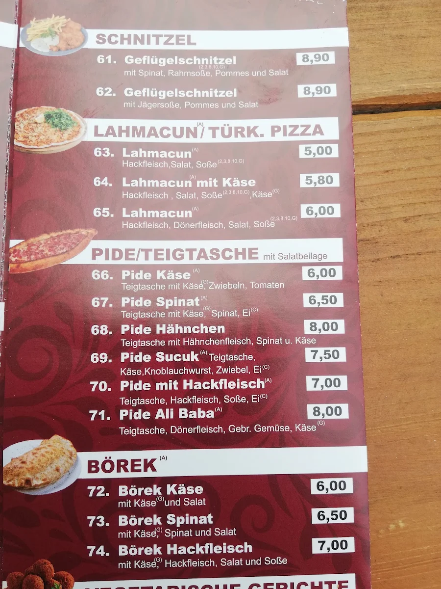 Speisekarte photo 6