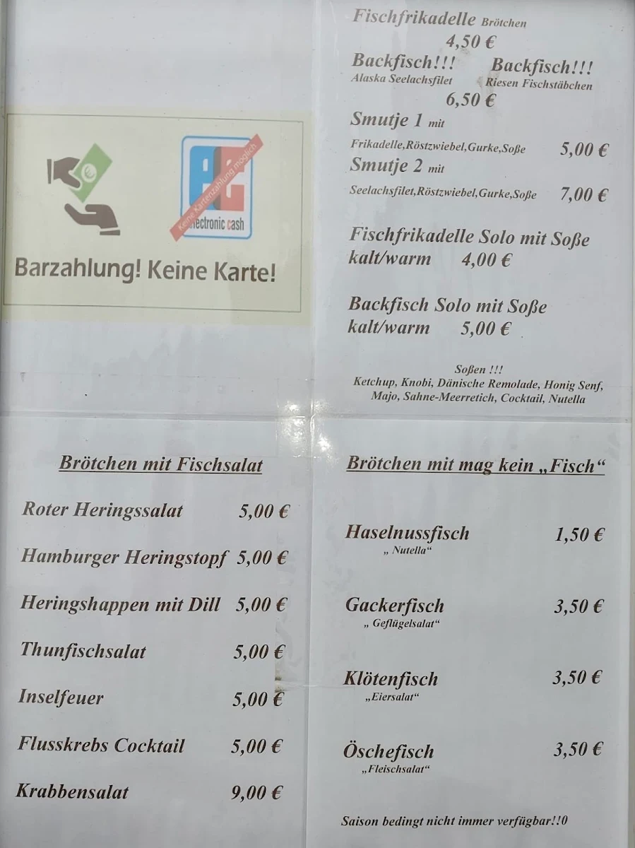 Speisekarte photo 2