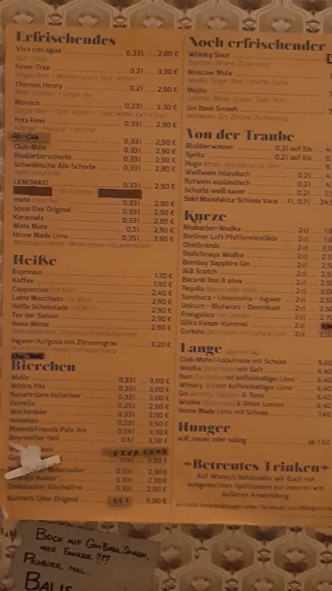 Speisekarte photo 4