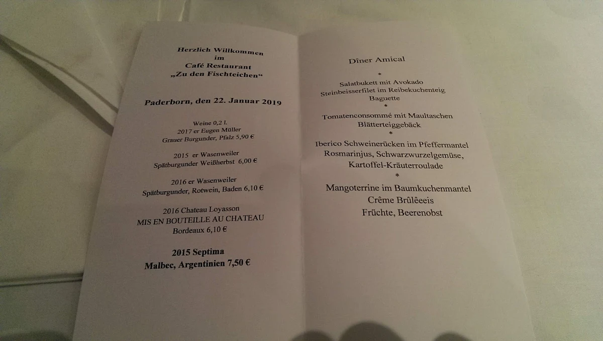 Speisekarte photo 2