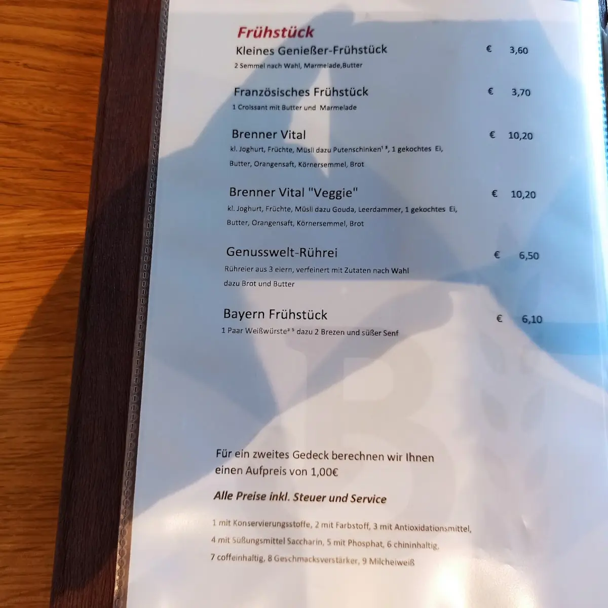 Speisekarte photo 6