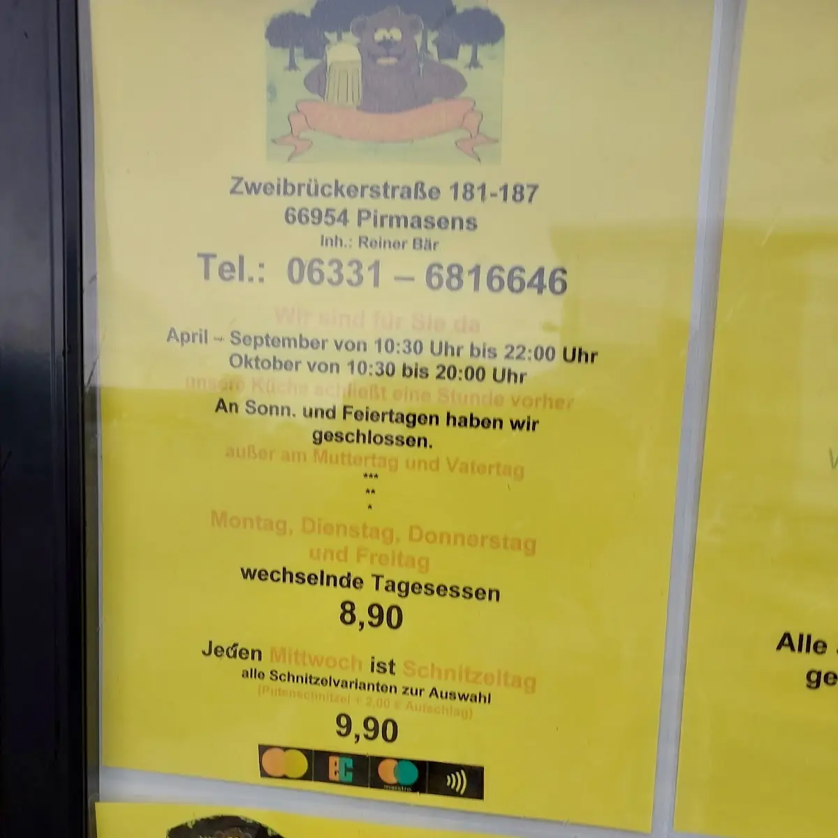 Speisekarte photo 2