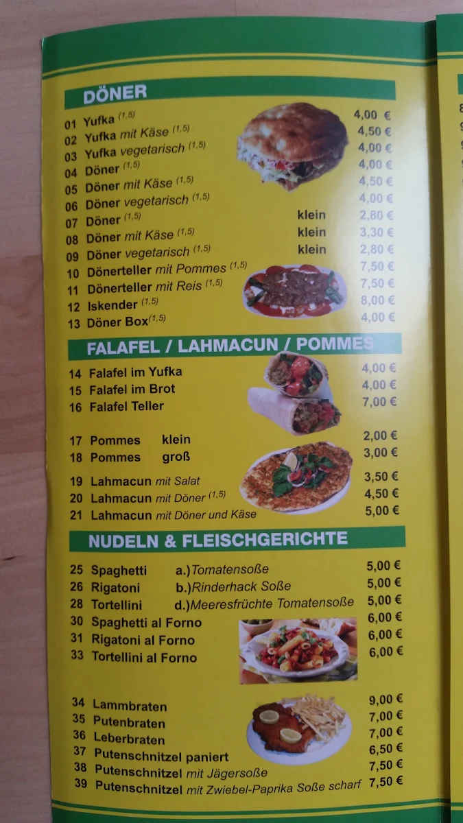 Speisekarte photo 5