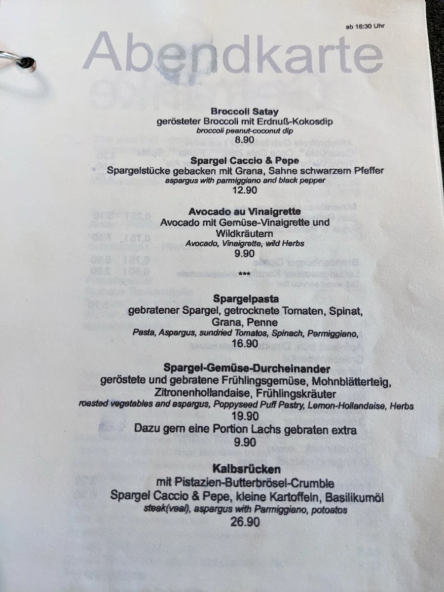 Speisekarte photo 2