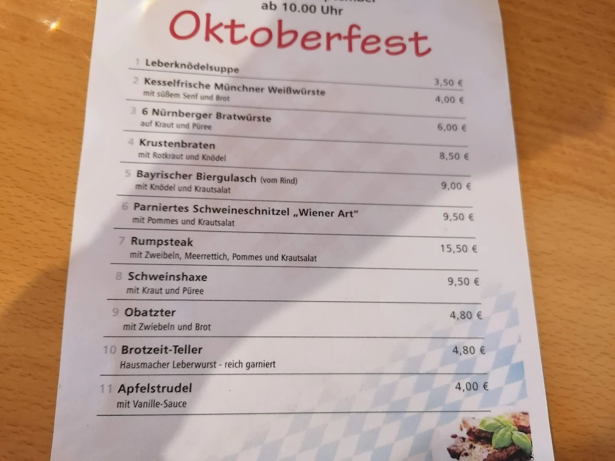 Speisekarte photo 3