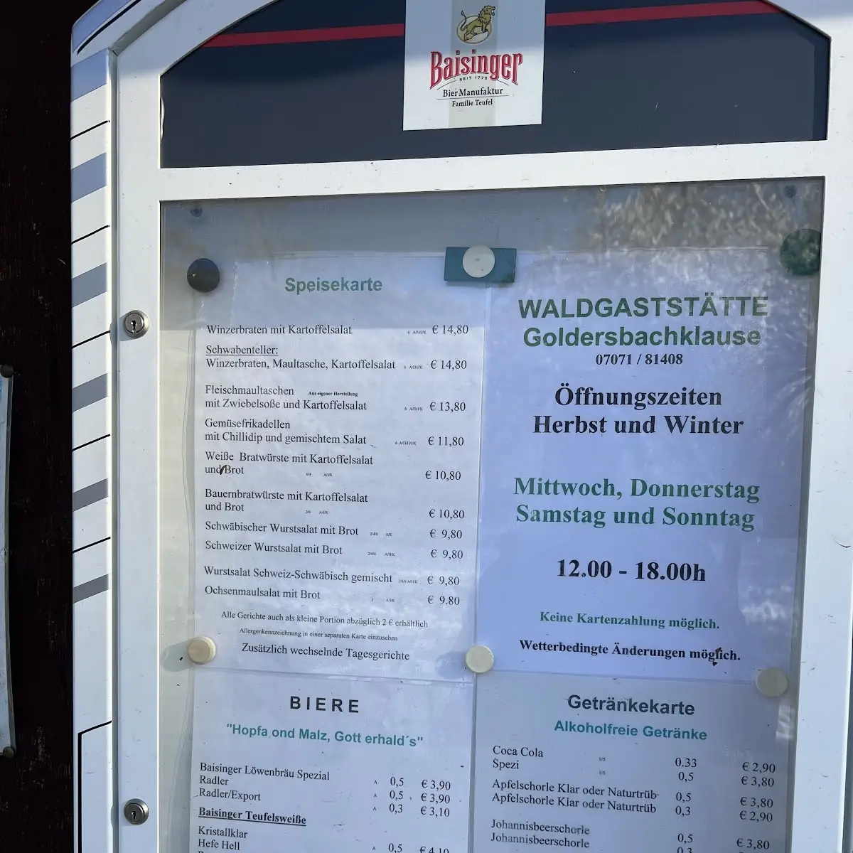 Speisekarte photo 3