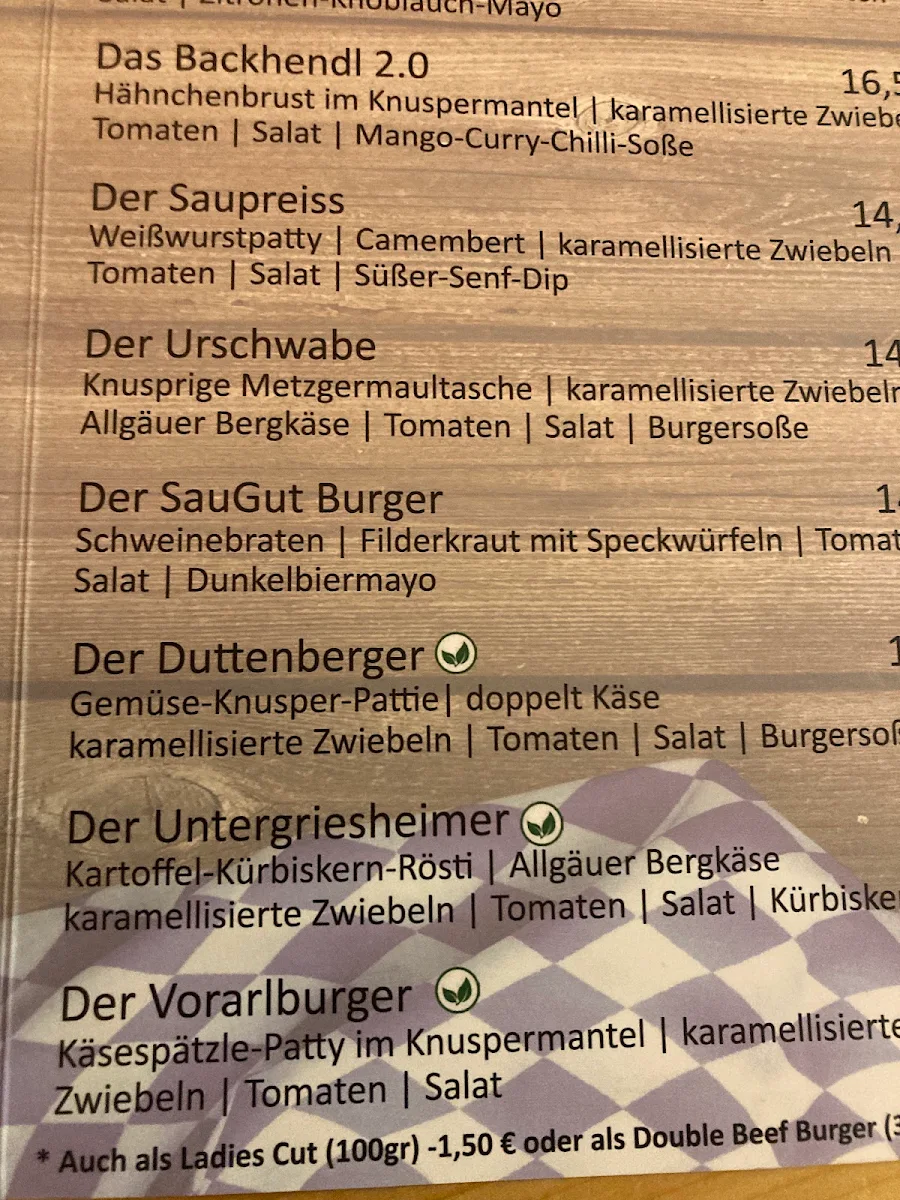 Speisekarte photo 2