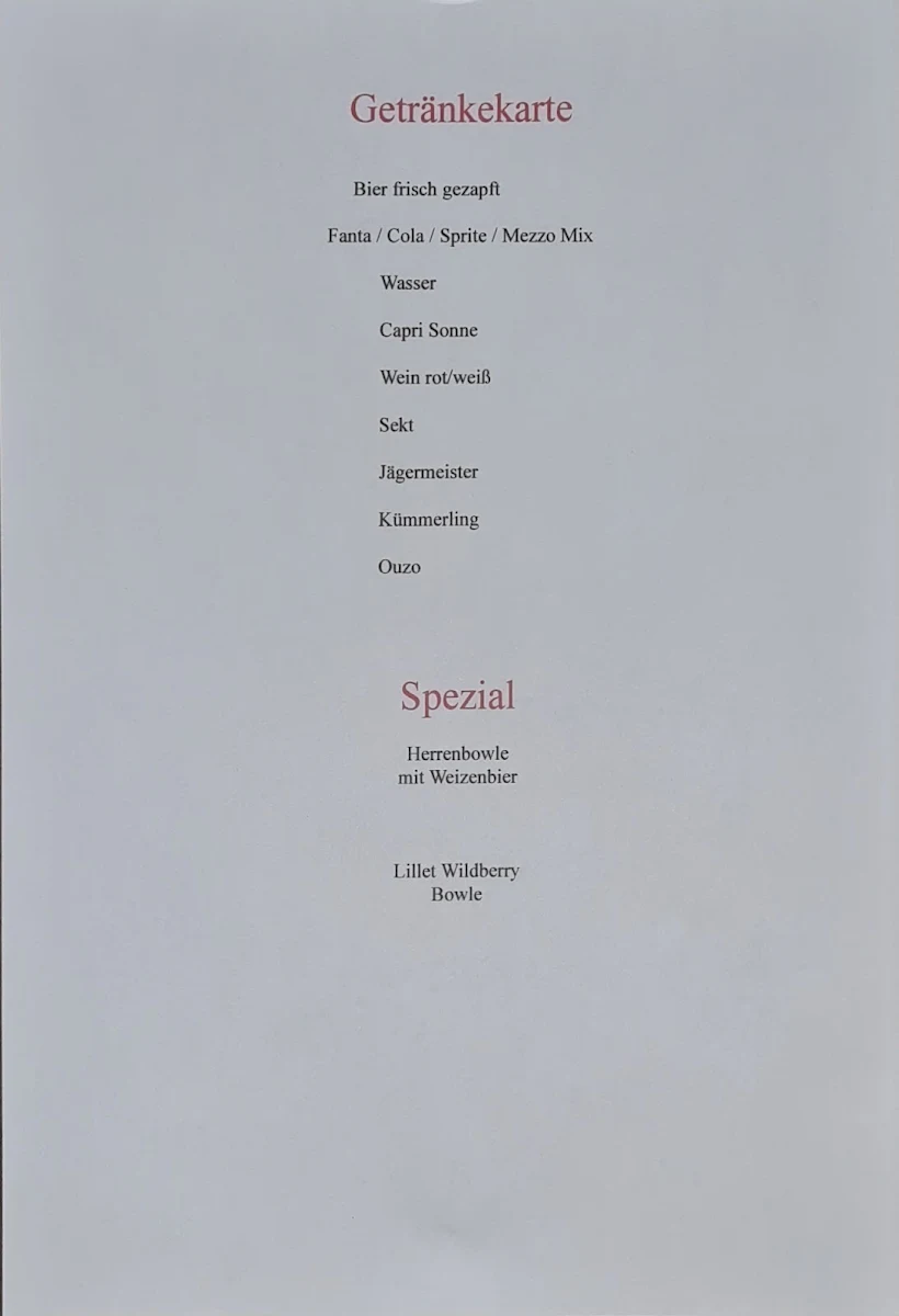 Speisekarte photo 3