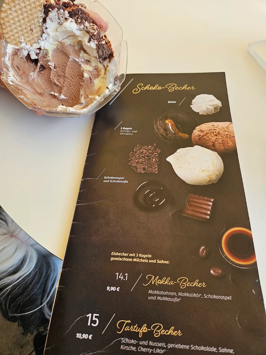 Speisekarte, Dotta - Feines Eis