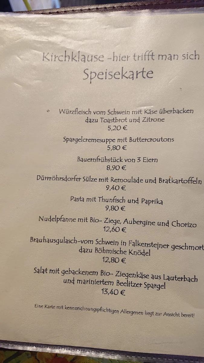 Speisekarte photo 2