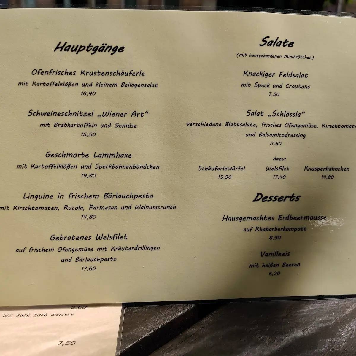 Speisekarte photo 3