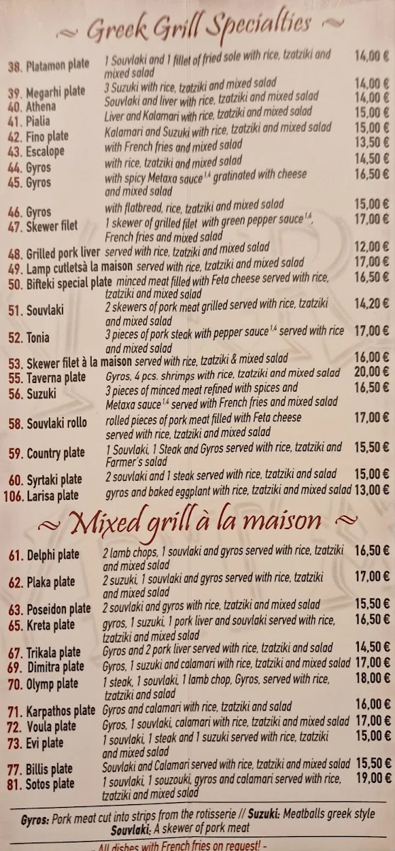 Speisekarte photo 6