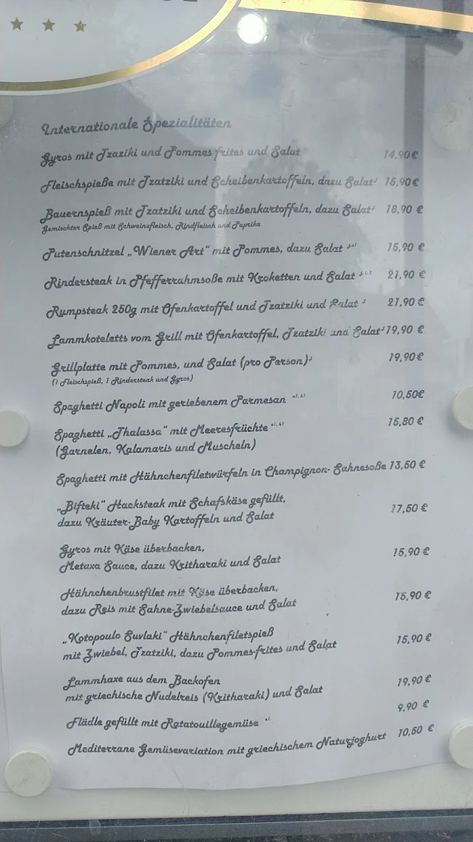Speisekarte photo 1