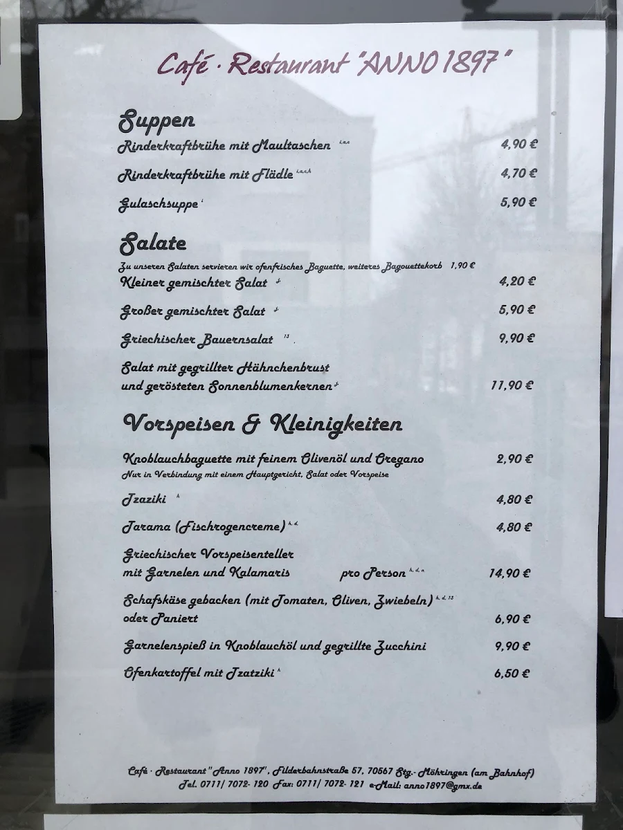 Speisekarte photo 2