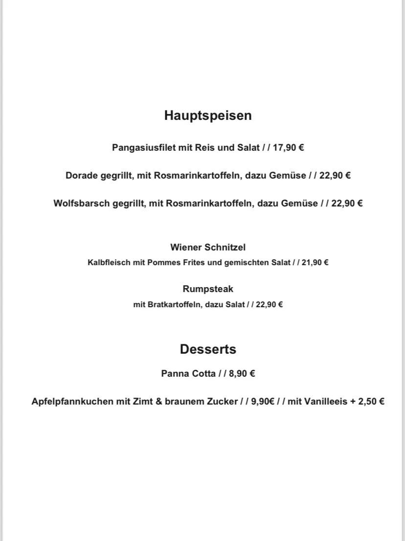 Speisekarte photo 4