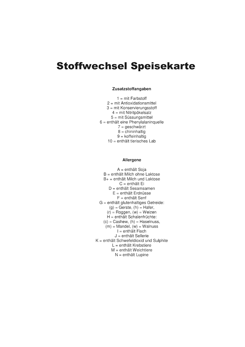 Speisekarte photo 6