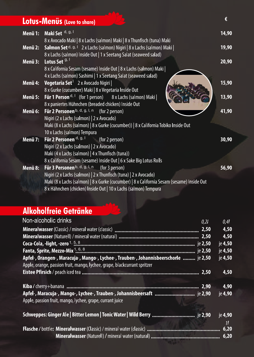 Speisekarte photo 1